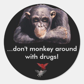 Sticker Rond Bien /Mal, ...ne vous en mêlez pas...