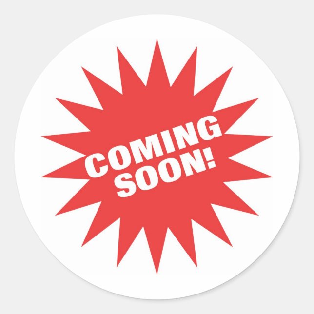 Sticker Rond Bientôt (Devant)