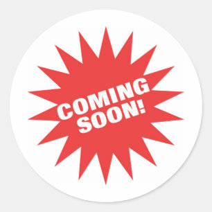 Sticker Rond Bientôt