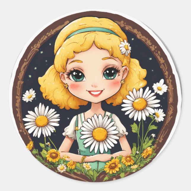 Sticker Rond Bienvenue ! (Devant)