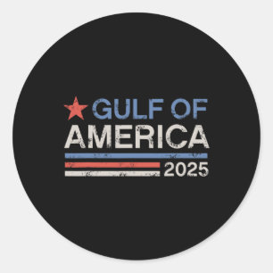 Sticker Rond Bienvenue En Amérique Golfe - Golfe Du Mexique 202
