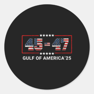 Sticker Rond Bienvenue En Amérique Golfe - Golfe Du Mexique 202