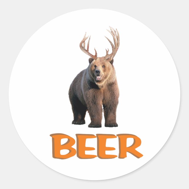 Sticker Rond Bière (Devant)
