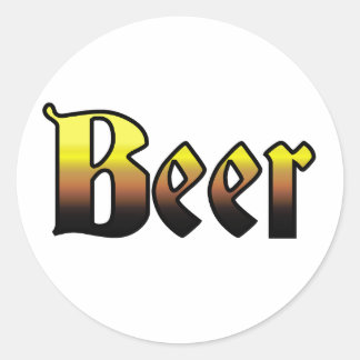 Sticker Rond Bière