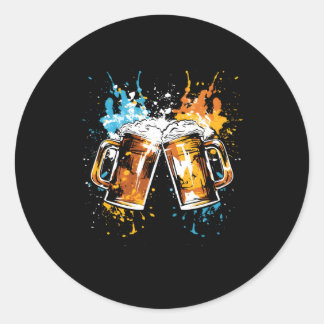 Sticker Rond Bière Cheers Alcool Boire Py Graffiti