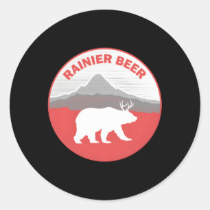Sticker Rond Bière Rainier