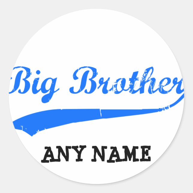 Sticker Rond Big Brother (Devant)