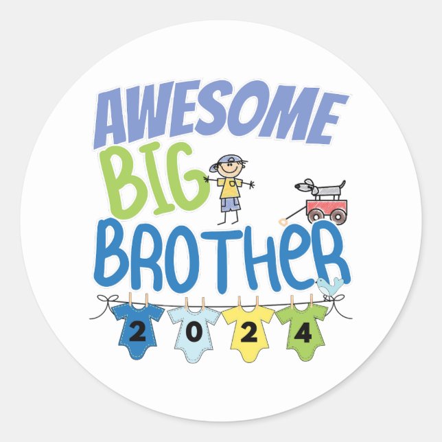 Sticker Rond Big Brother 2024 (Devant)