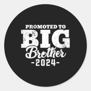 Sticker Rond Big Brother 2024 Pour Grossesse de Jeune Enfant An