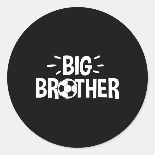 Sticker Rond Big Brother Soccer  (Devant)