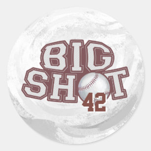 Sticker Rond Big Shot Basball