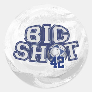 Sticker Rond Big Shot Soccerball
