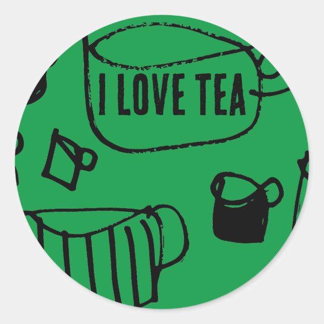 Sticker Rond Big Tea (Devant)