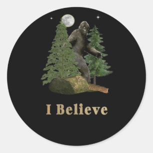 Sticker Rond Bigfoot