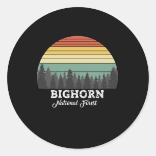 STICKER ROND BIGHORN WYOMING