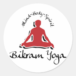 Sticker Rond Bikram Yoga