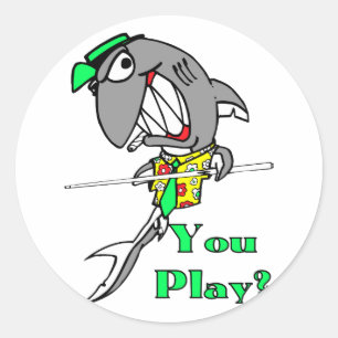 Sticker Rond Billard Amateurs Pool Tirer Cadeaux