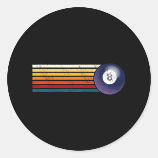 Sticker Rond Billard Ball Huit Pool Table Snooker Pyramide