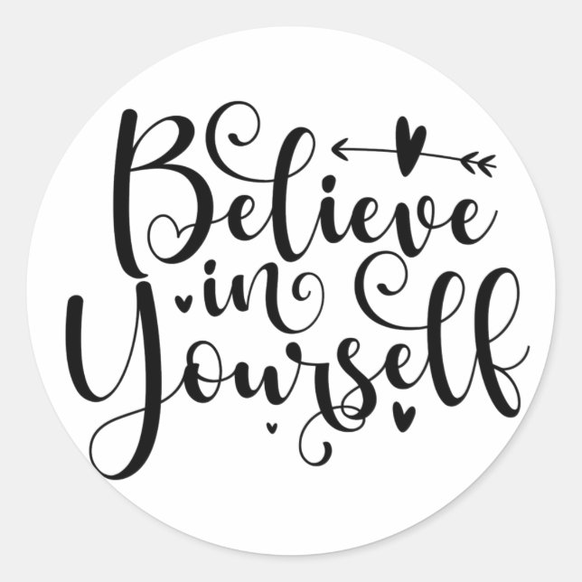 Sticker Rond Billets de Yourself Classic (Devant)