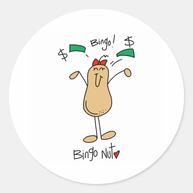 Sticker Rond Bingo Nut (Devant)