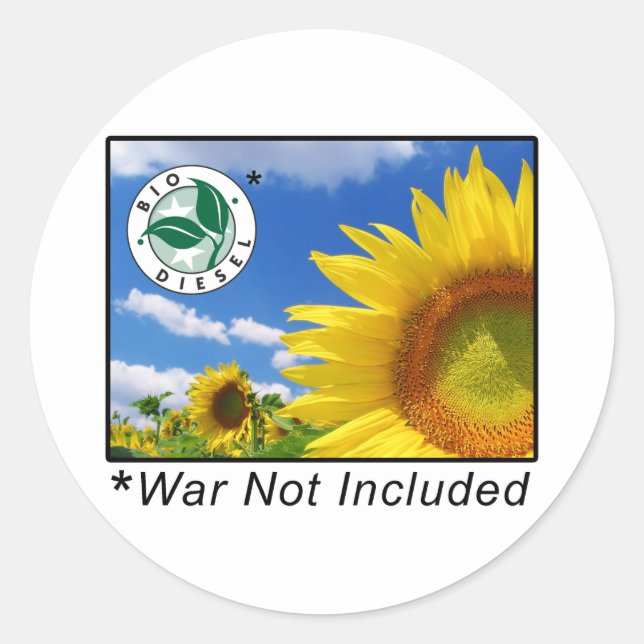 Sticker Rond Biodiesel (Devant)