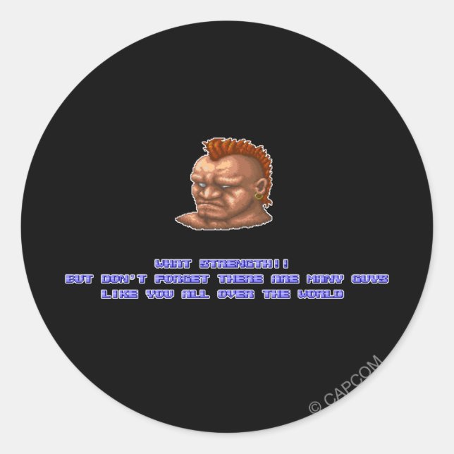 Sticker Rond Birdie KO'ed (Devant)