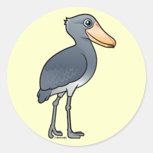 Sticker Rond Birdorable Shoebill