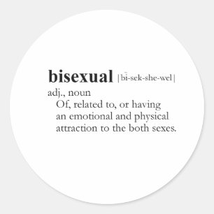 STICKER ROND BISEXUAL