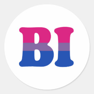 STICKER ROND BISEXUAL 1