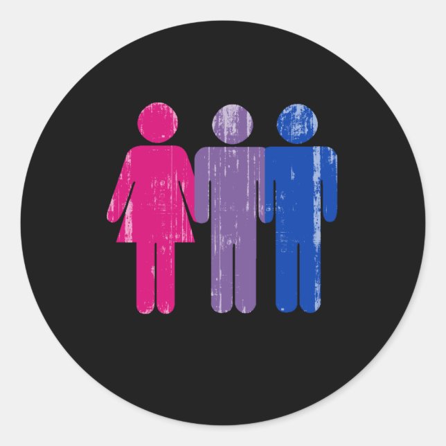 Sticker Rond Bisexual Boy en détresse.png (Devant)