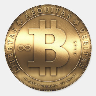 Sticker Rond Bitcoin