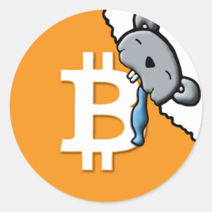 Sticker Rond BITcoin
