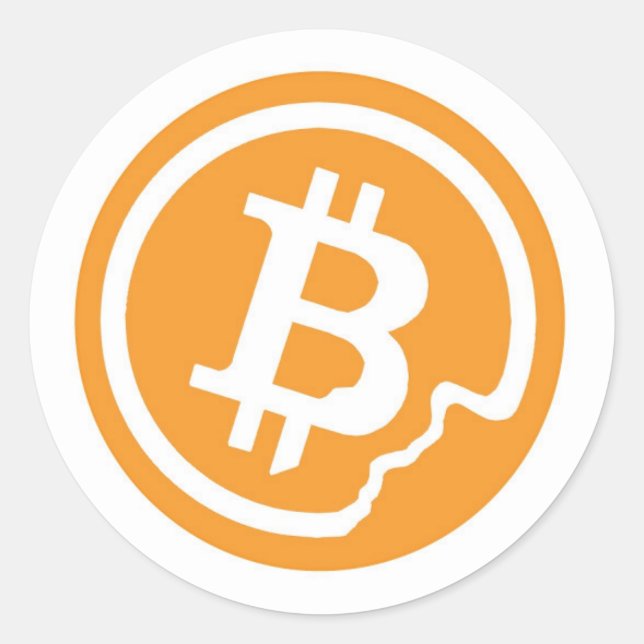 Sticker Rond Bitcoin (Devant)