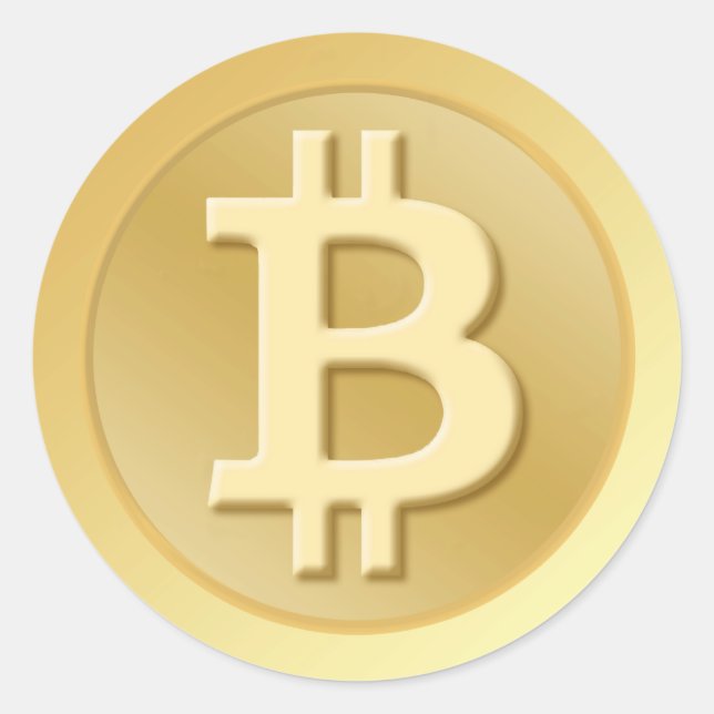Sticker Rond Bitcoin (Devant)