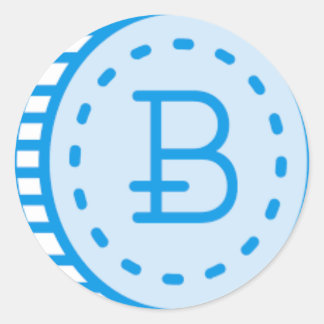 Sticker Rond Bitcoin Bluez