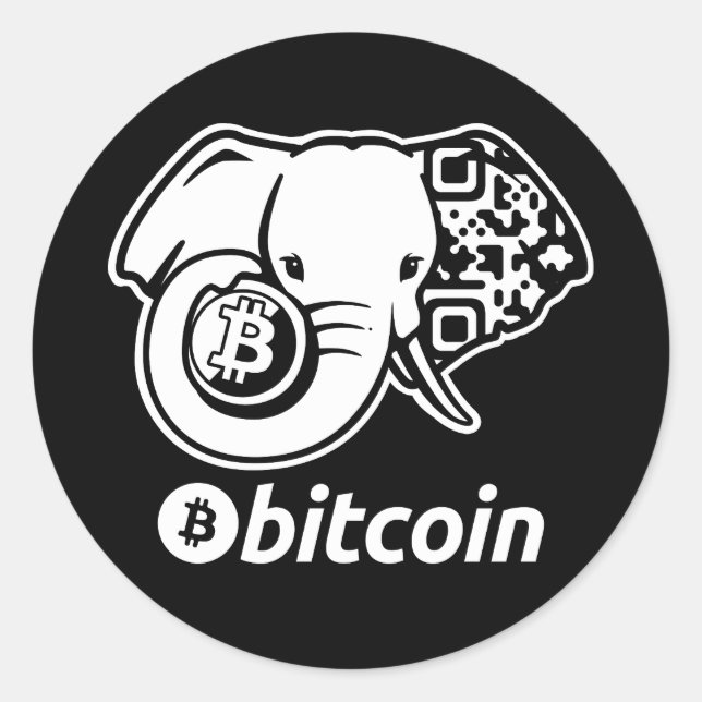 Sticker Rond Bitcoin Event Item (Devant)