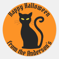 Black Cat Happy Halloween Party