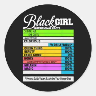 Sticker Rond Black History Month