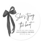 Black Pink Nœud Elle Se Marie Shower de Fiançaille