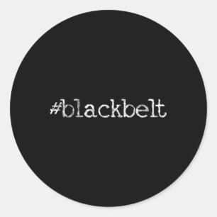 Sticker Rond Blackbelt Karate Taekwondo Mixed martial art Arts 