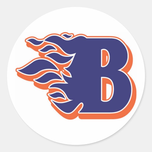 Sticker Rond Blackman Blaze Youth Football et Chevrolet (Devant)