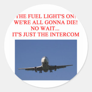 Sticker Rond blague de la compagnie PILOT