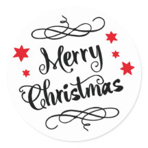 Blanc rouge de typographie de Joyeux Noël