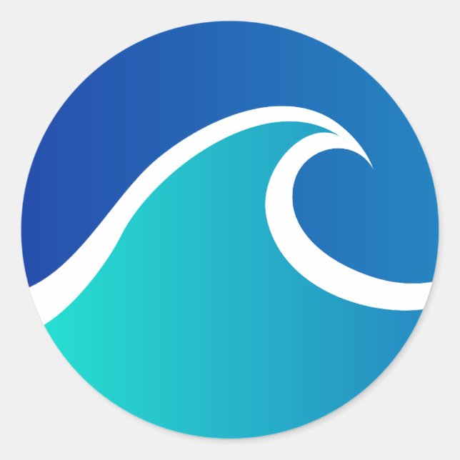 Sticker Rond Bleu (Devant)