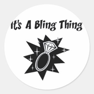 Sticker Rond Bling Thing