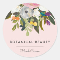 Bliss Botanique Élégant Floral Moderne | Blush