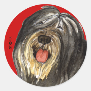 Sticker Rond Bloc de couleur de PON