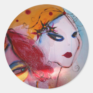 Sticker Rond "Blondie et moi"