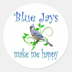 Sticker Rond Blue Jays