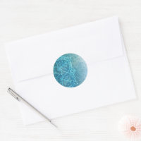 Blue Mandala Rosette Détail